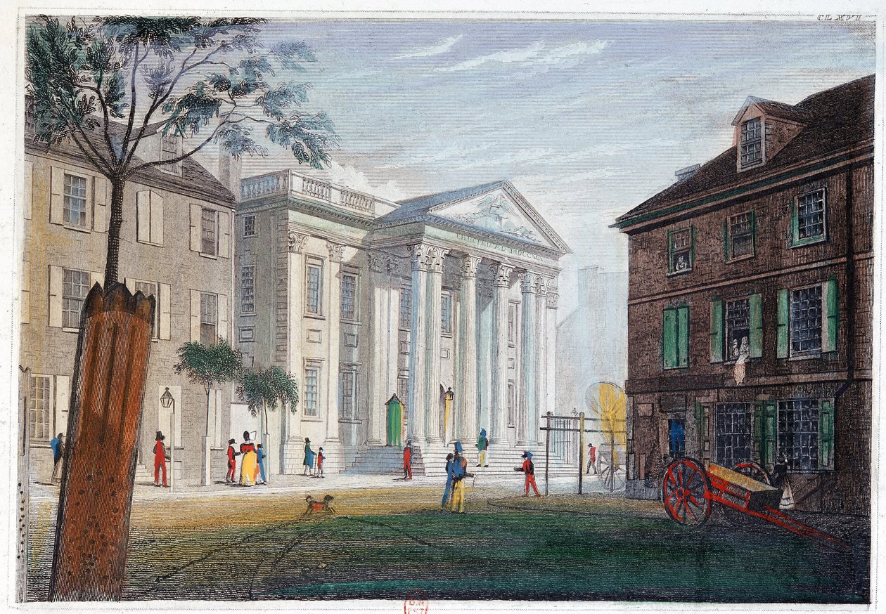 Pankkitoiminta Philadelphiassa tekijältä Unknown artist