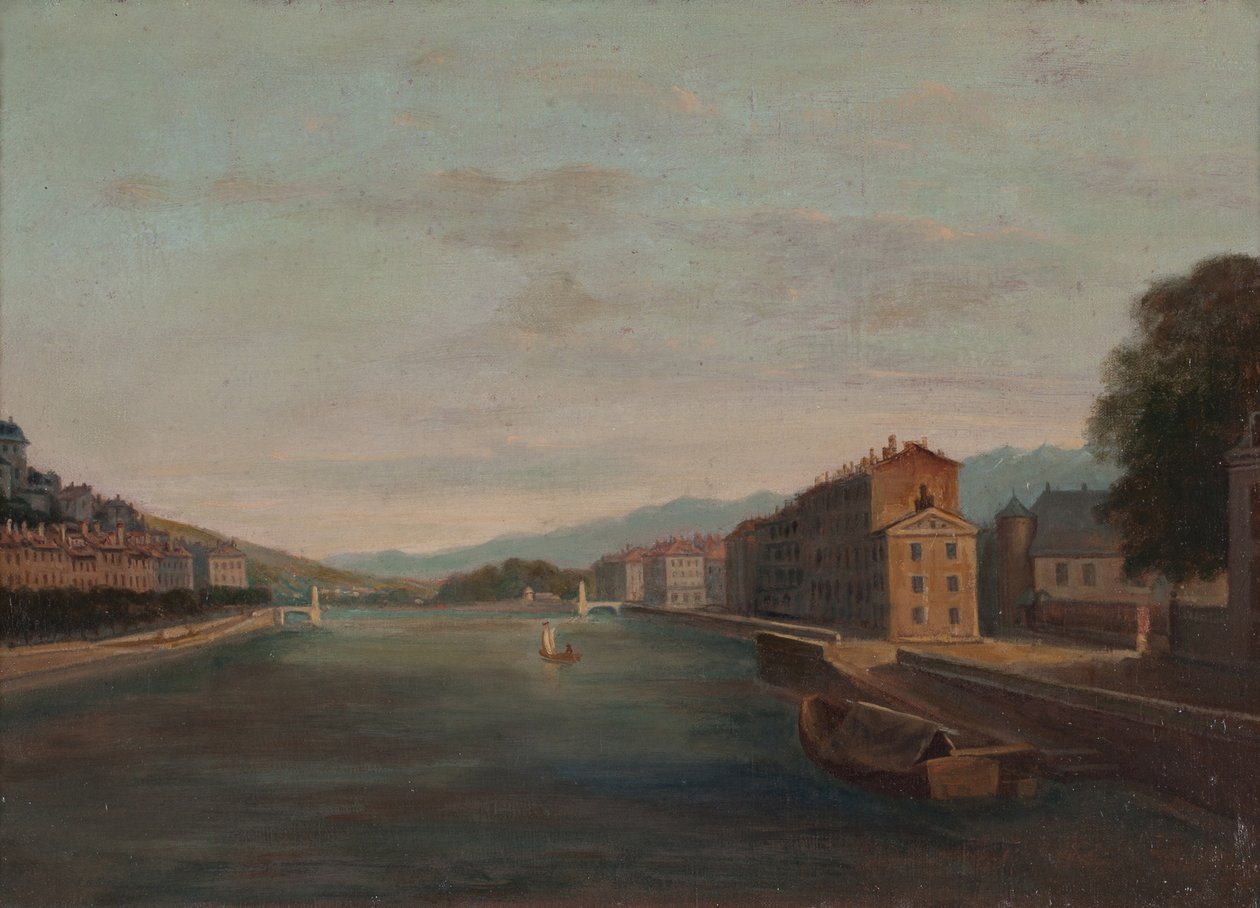 Isèren pankit Grenoblessa 1864 (Öljy kankaalle) tekijältä Unknown artist