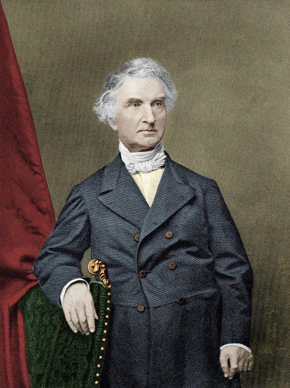Paroni Justus von Liebig, saksalainen kemisti (1803-1873). tekijältä Unknown artist