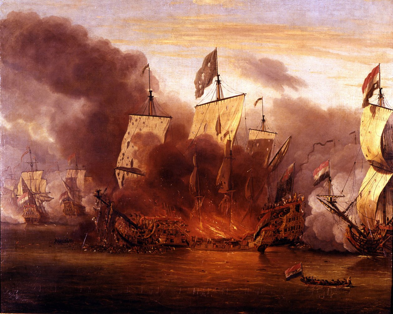 Solebayn taistelu: 6.7.1672. tekijältä Unknown artist