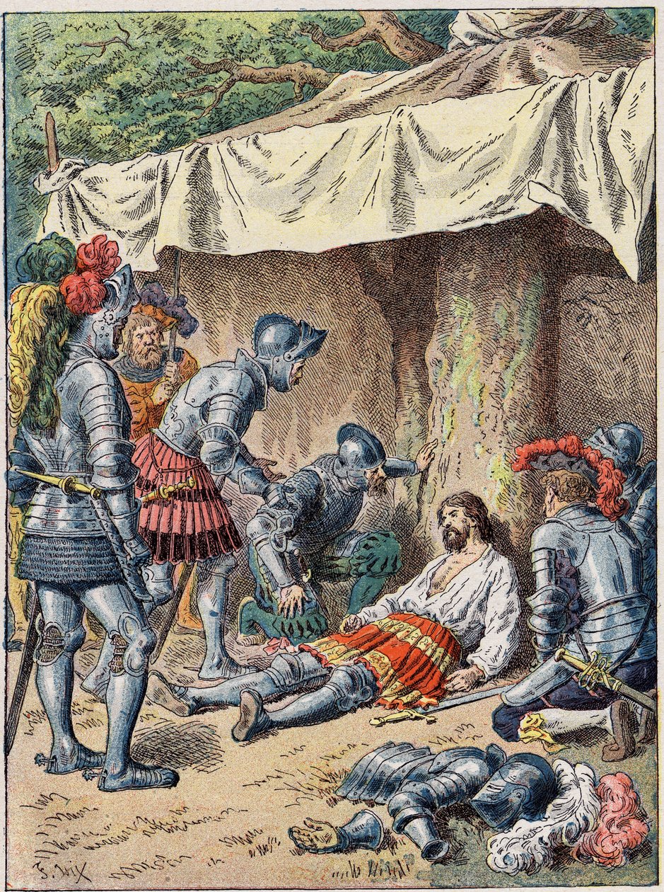 Bayardin kuolema vuonna 1524. tekijältä Unknown artist