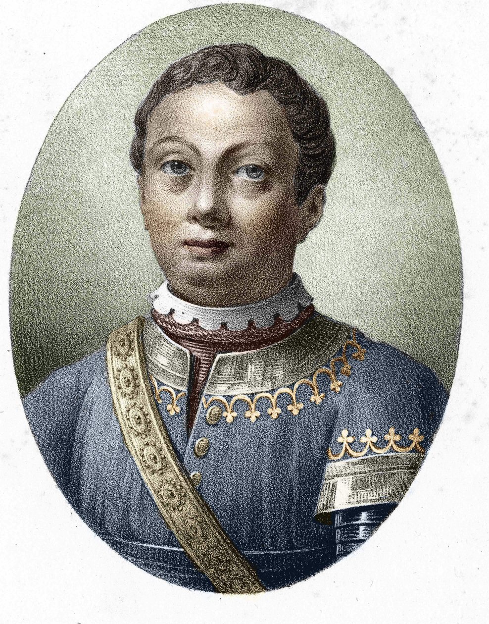 Bertrand Du Guesclin, Ranskan konstaapeli (1314-1380) tekijältä Unknown artist