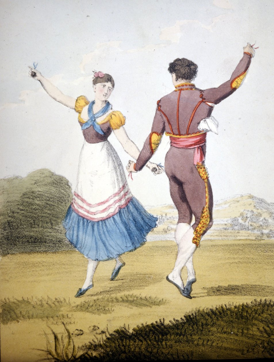 Bolero. Kaiverrus 1800-luvun alusta tekijältä Unknown artist