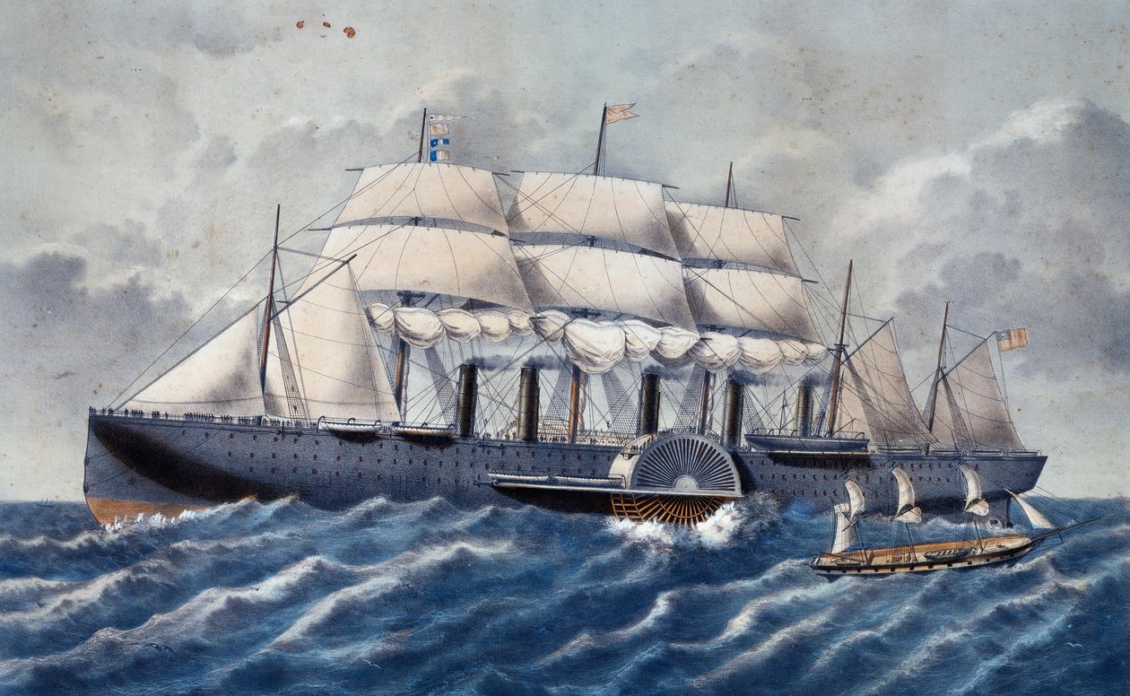 Brittihöyrylaiva Great Eastern tekijältä Unknown artist