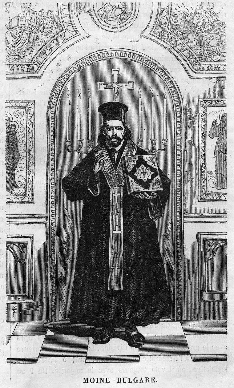 Bulgarialainen munkki vuonna 1869. tekijältä Unknown artist