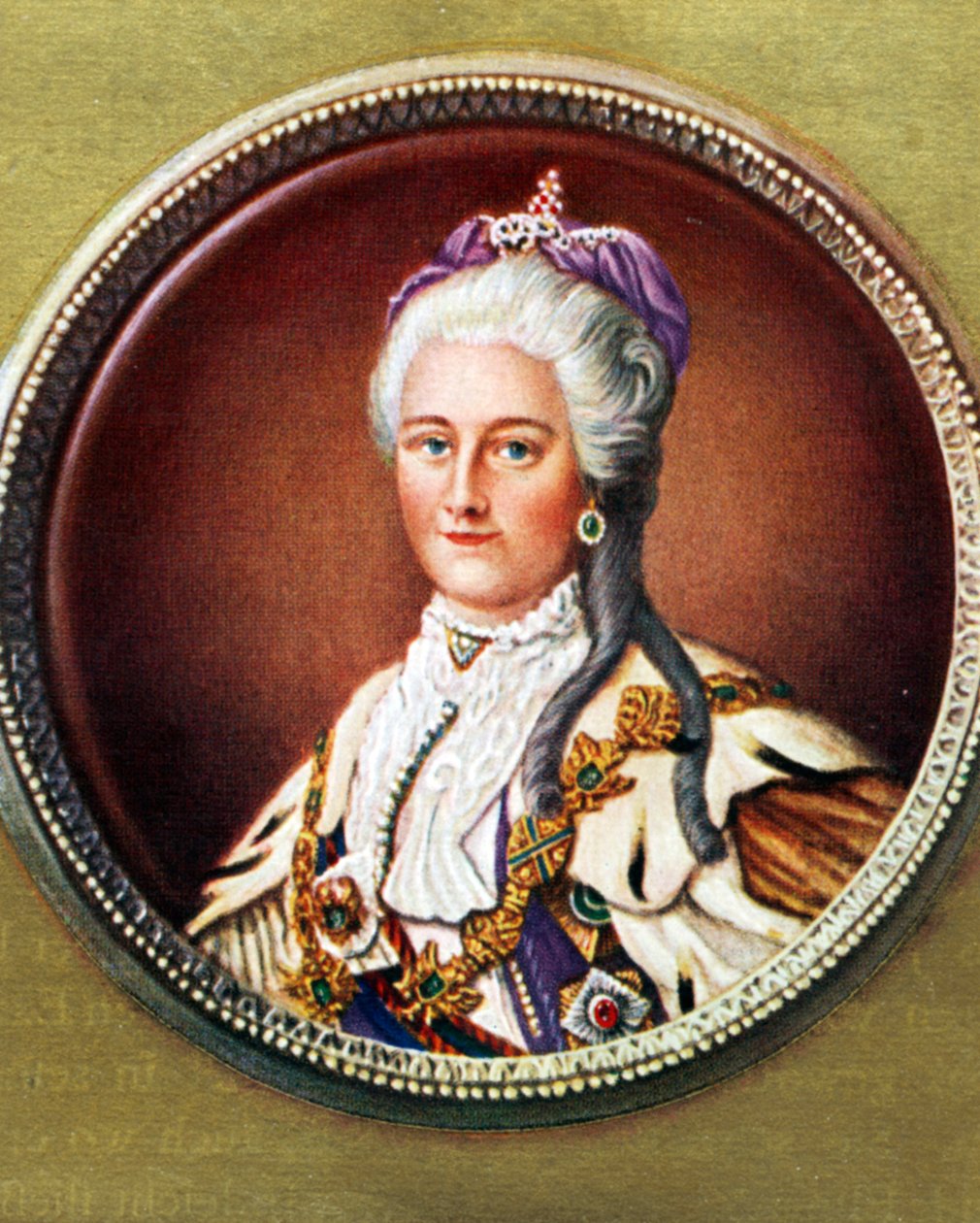 Katariina II Muotokuva tekijältä Unknown artist