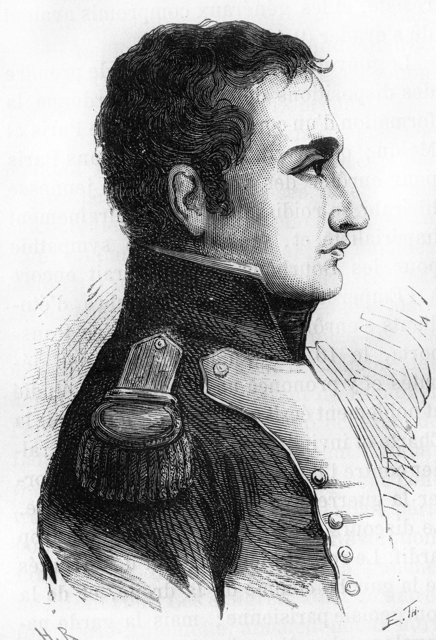 Charles Angelique François Huchet de La Bedoyère. (1786-1815). Napoleonin marsalkka, Aide-de-camp, Ranskan vertaisryhmä. tekijältä Unknown artist