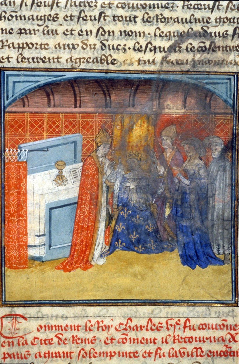 Charles VI, 512, 468r: Toulousen kaupunginkirjaston lupahakemus (puh: 05 62 27 66 66) tekijältä Unknown artist