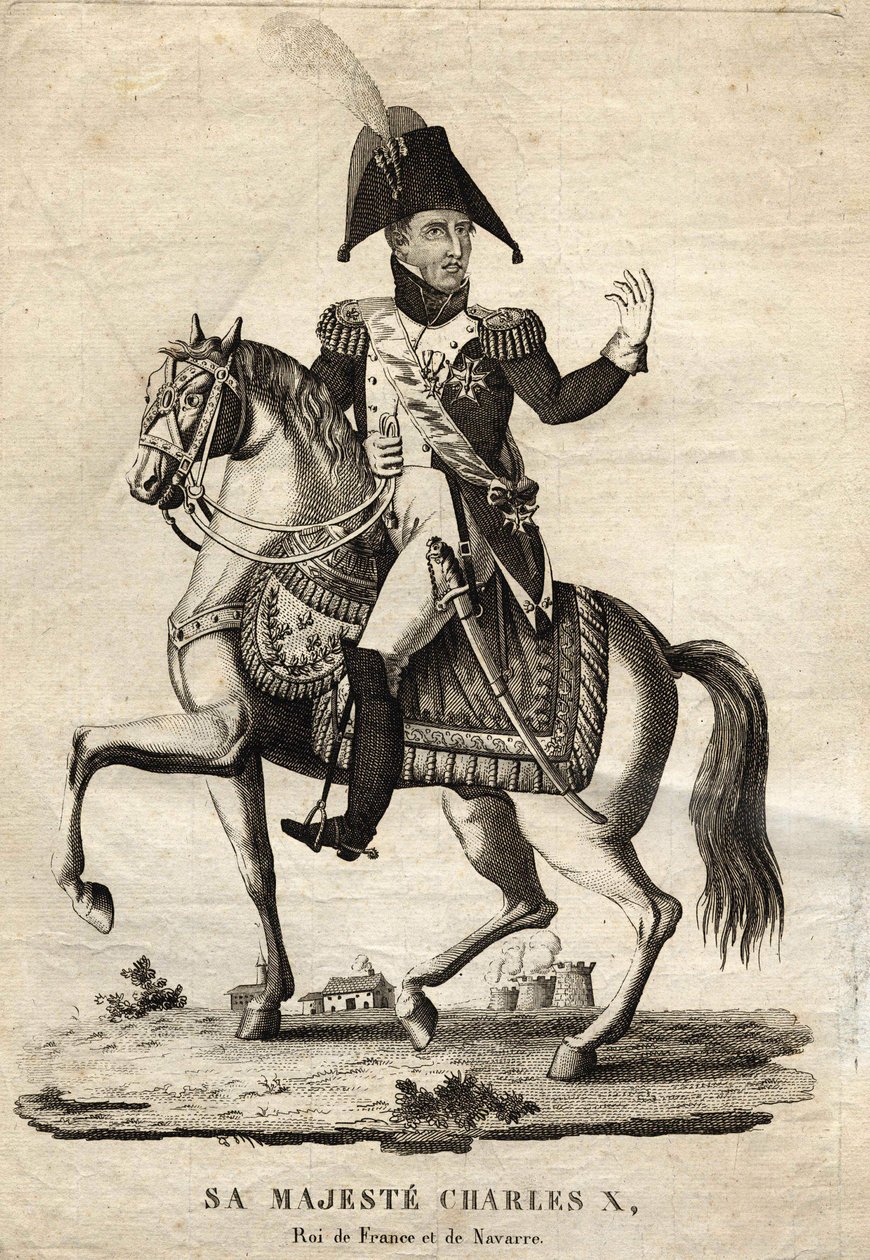 Kaarle X Ranskan ja Navarran kuningas tekijältä Unknown artist