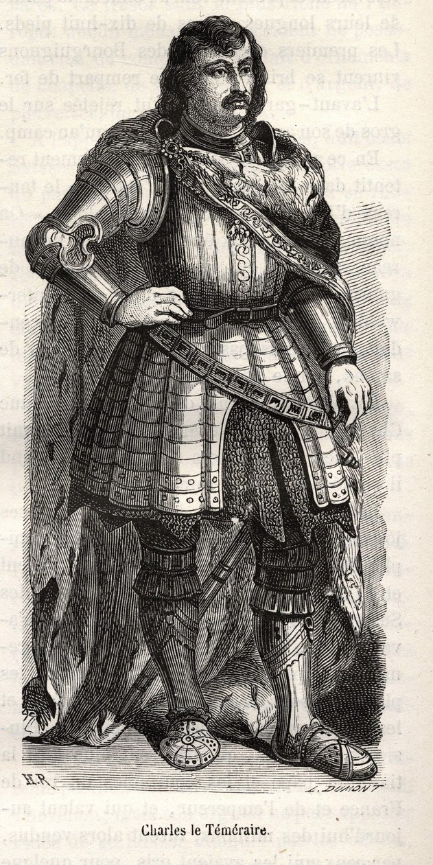 Kaarle Rohkea (1433-1477), Burgundin herttua. tekijältä Unknown artist