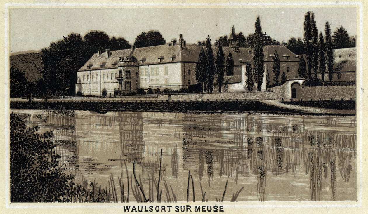 Chateau de Waulsort sur Meuse, Vallonian alue, Belgia. tekijältä Unknown artist