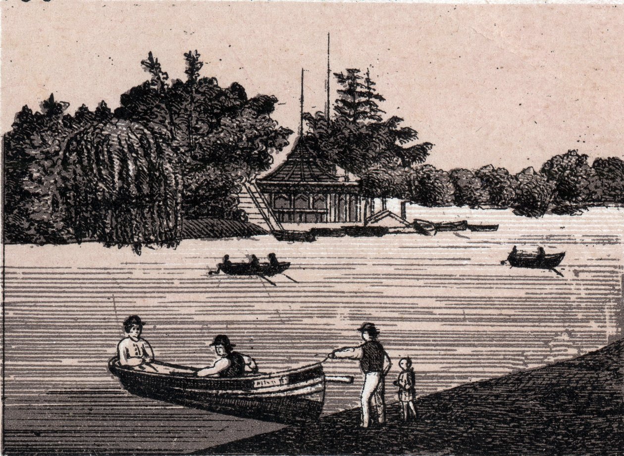 Chicago, Yhdysvallat: näkymä Central Parkiin. kirjassa "" Maailma havainnollistaa 168 näkymää"" Päiväämätön (1800-luvun loppu) tekijältä Unknown artist