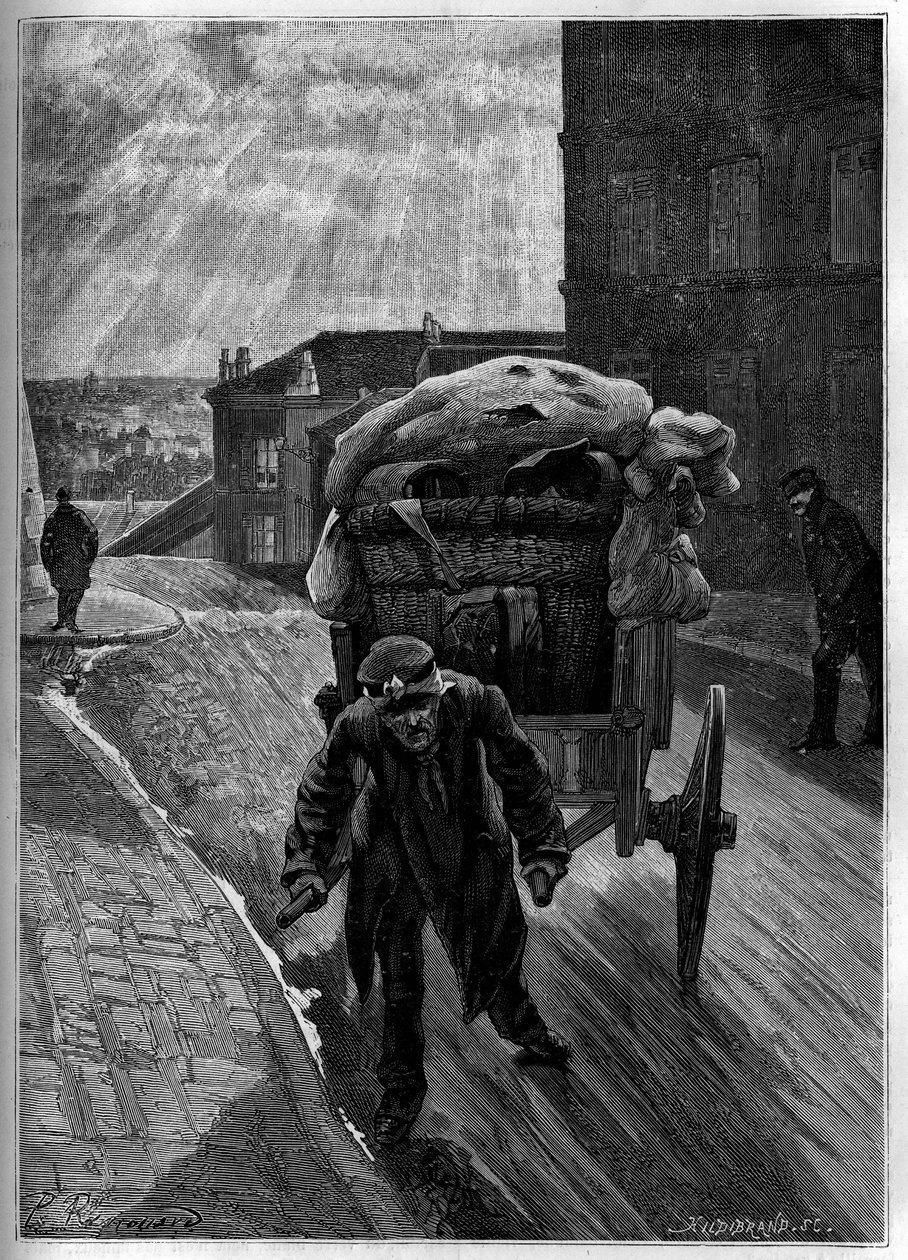 Lipasto: koirakoira, luonnostaan. Kaiverrus "The Journal of Youth" tekijältä Unknown artist