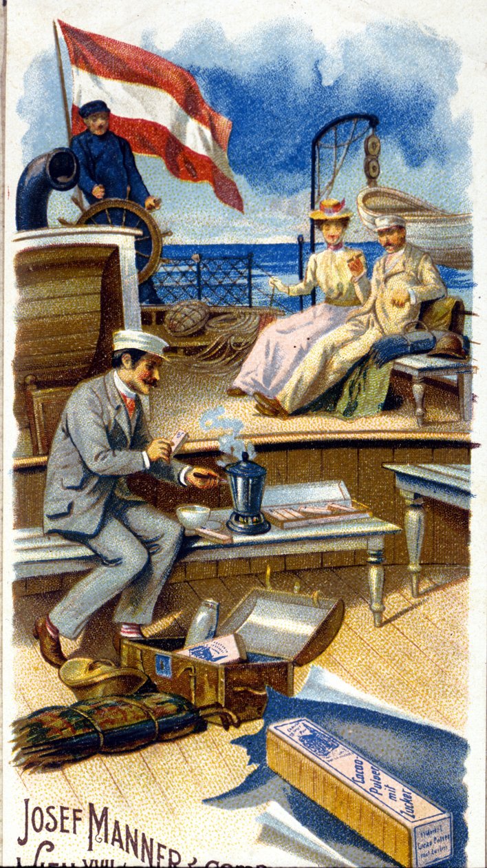 Suklaamainos "" Josef Manner & Gomp, Wien"". tekijältä Unknown artist