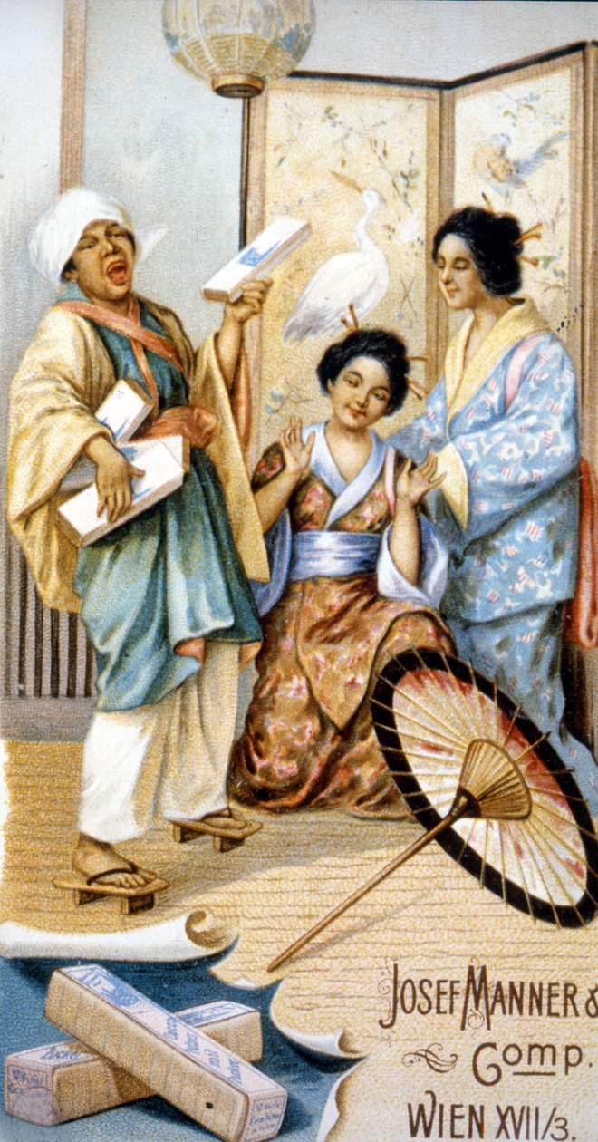 Suklaamainos "" Josef Manner & Gomp, Wien"". tekijältä Unknown artist