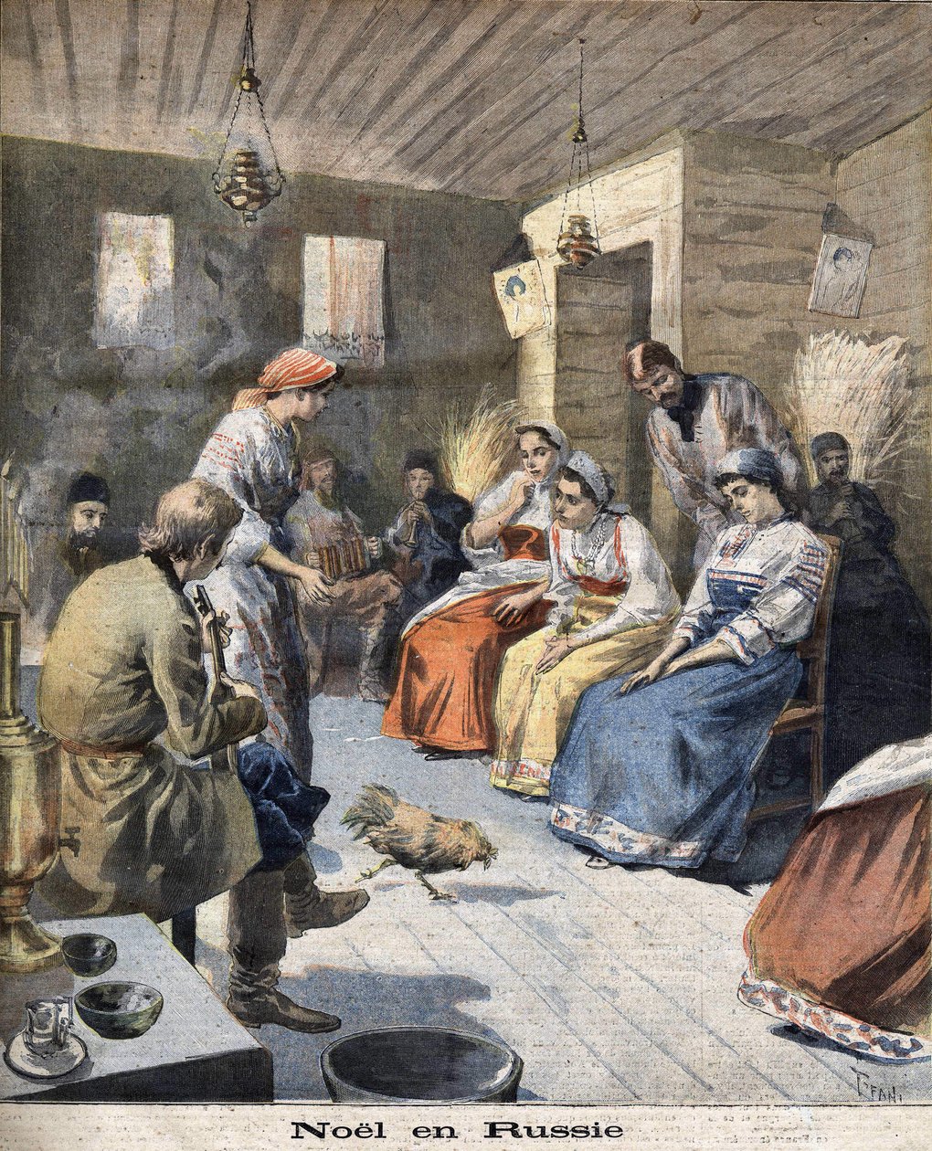 Joulu Venäjällä vuonna 1894 tekijältä Unknown artist