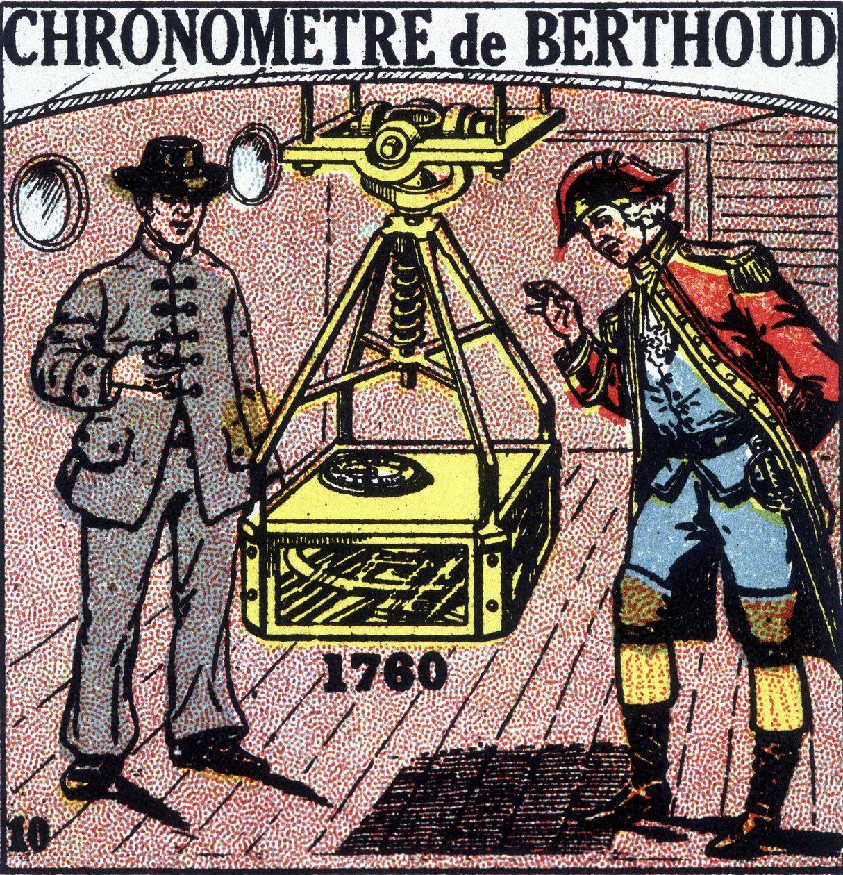 Kronometri Ferdinand Berthoud (1727-1807), sveitsiläinen kelloseppä tekijältä Unknown artist