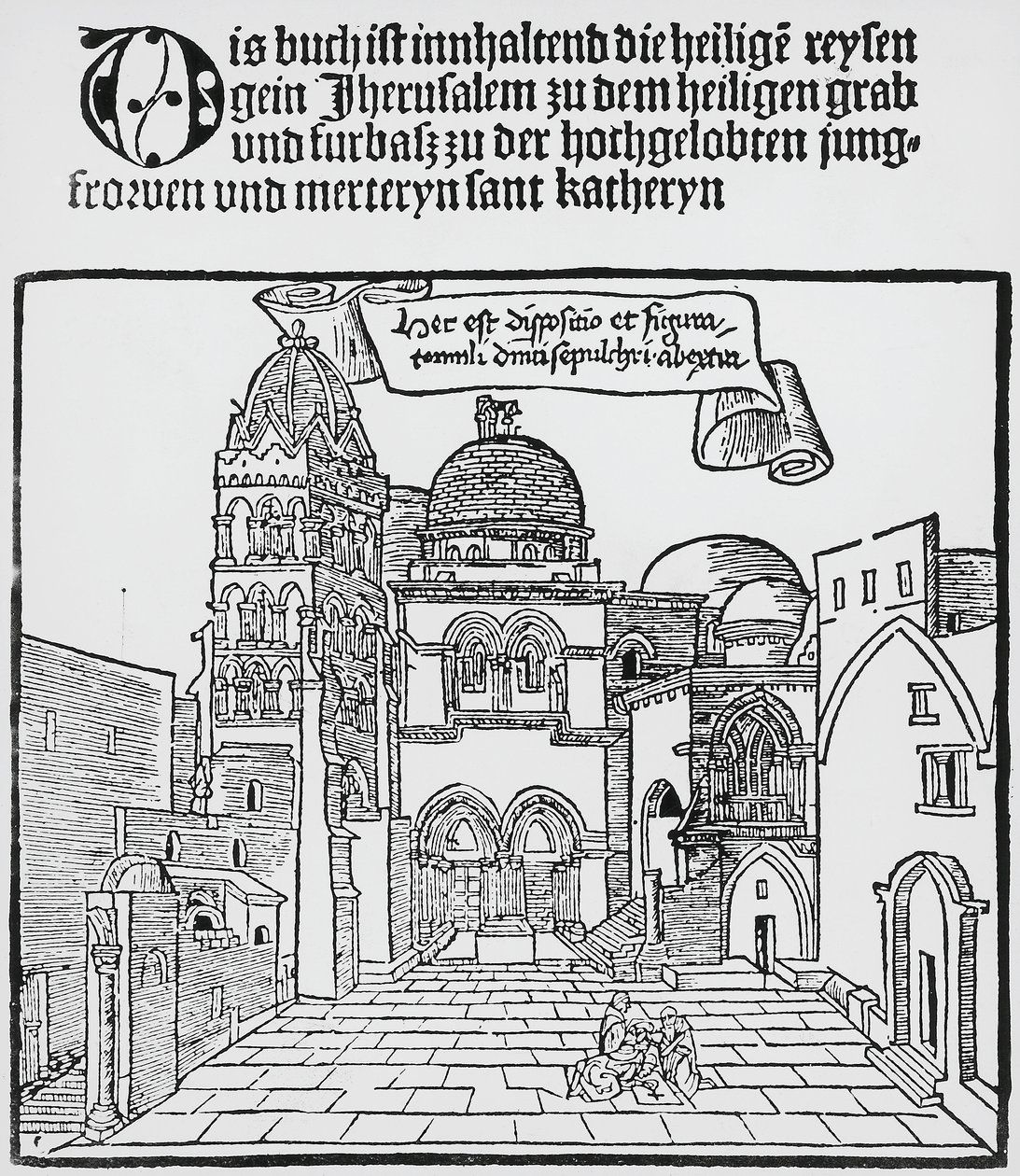 Pyhän haudan kirkko Jerusalemissa tekijältä Unknown artist