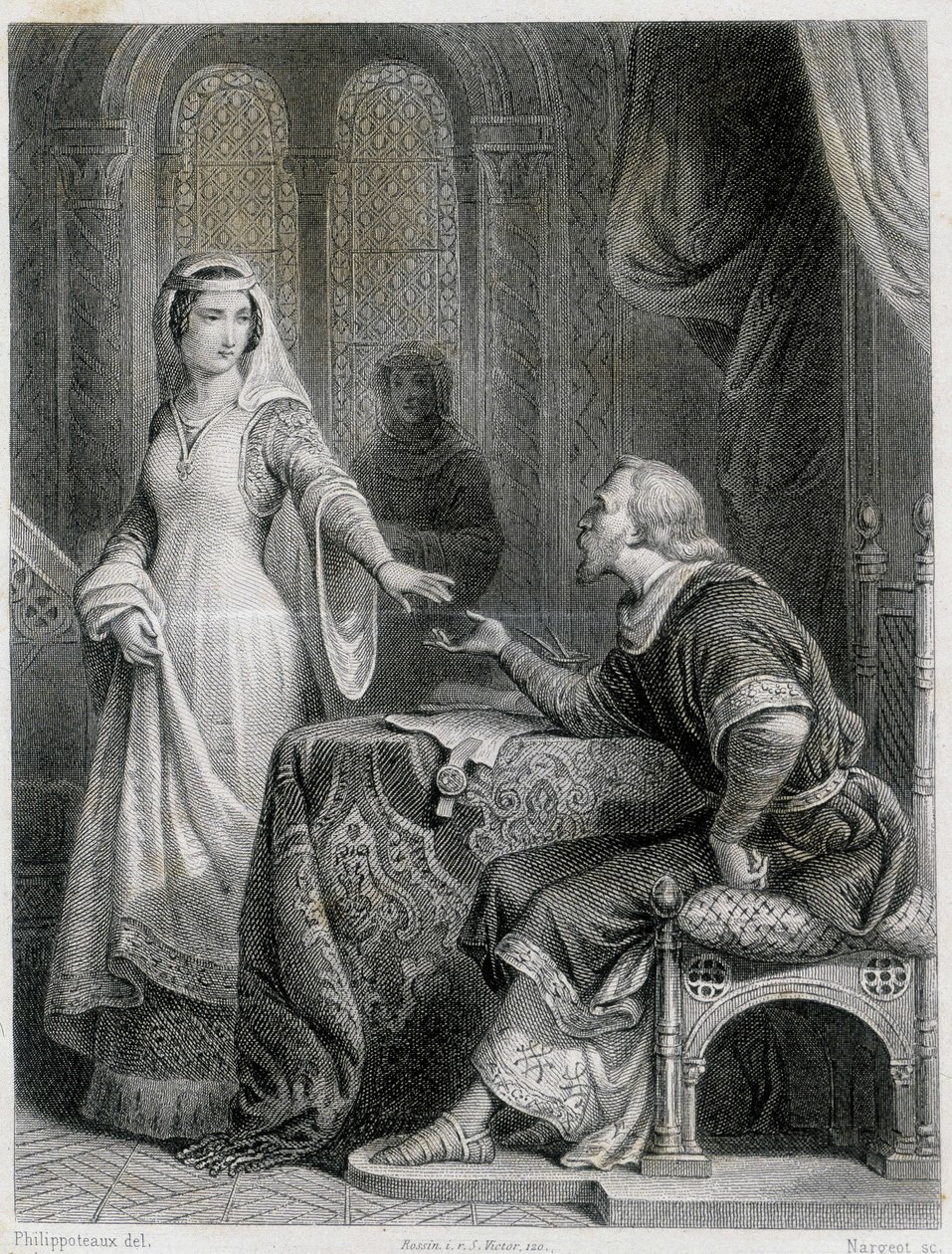 Clarisse de Somerghem. Kaiverrus 1800-luku. tekijältä Unknown artist