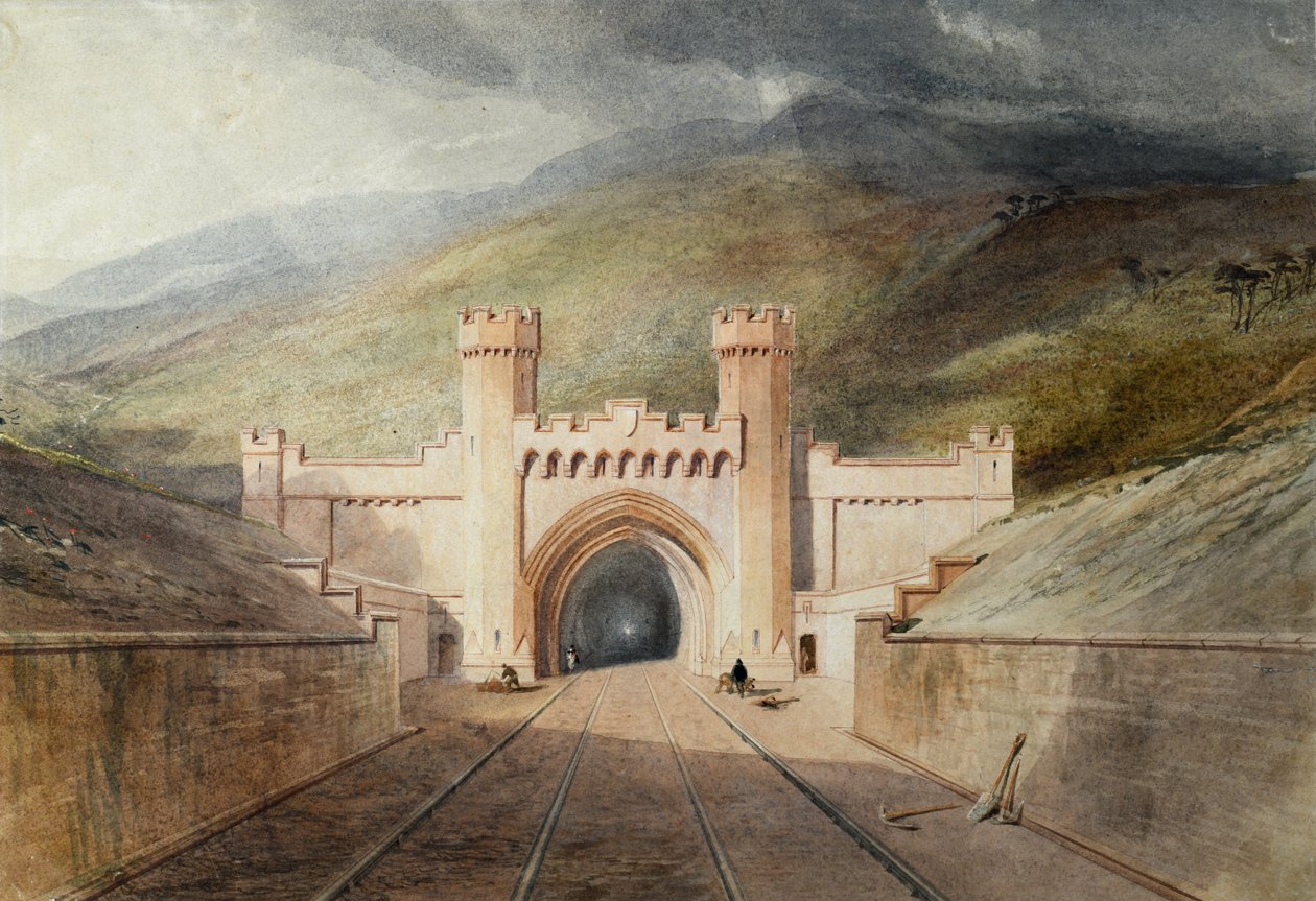 Clayton Tunnelin rautatieportaali tekijältä Unknown artist