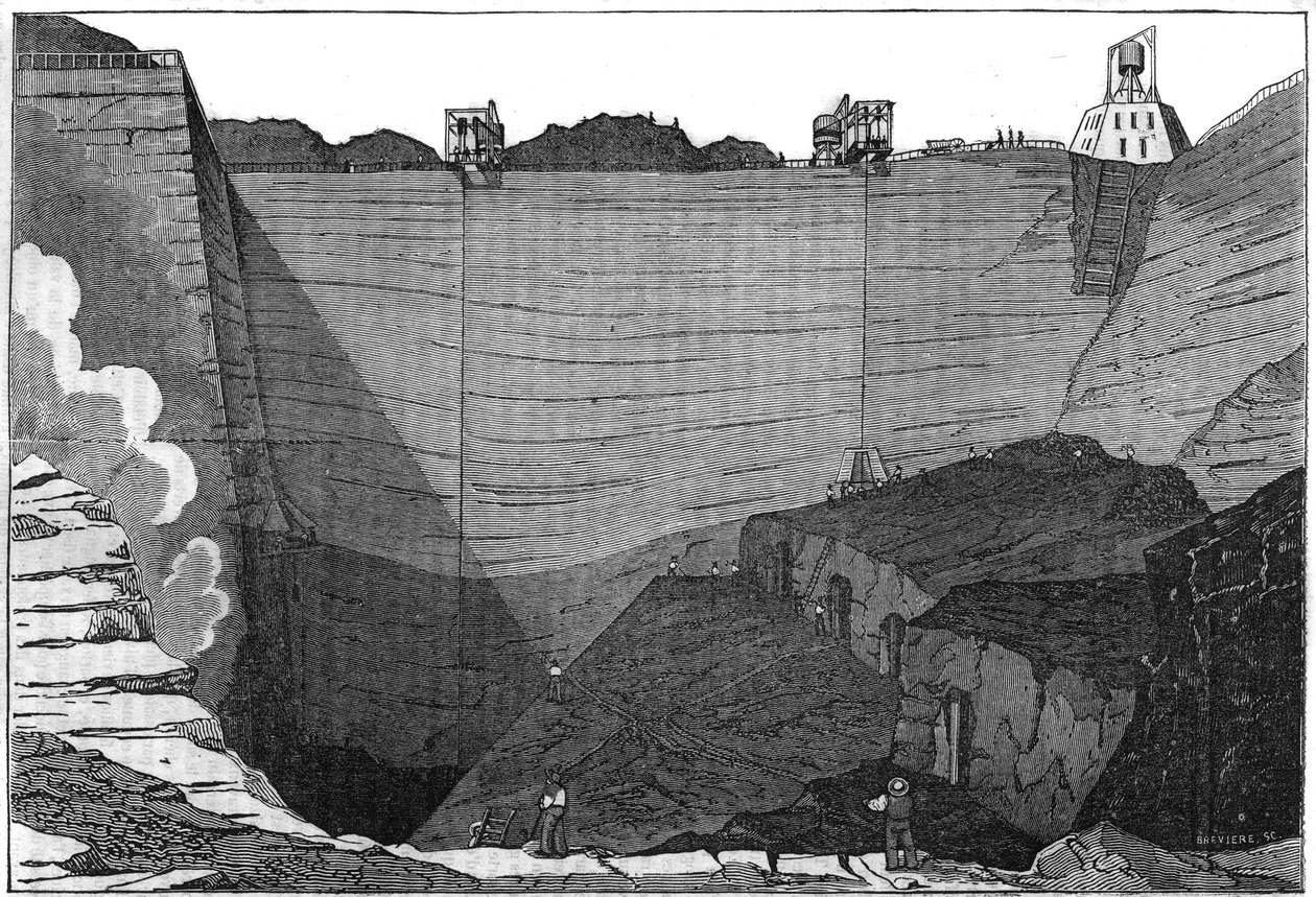 Hiiliteollisuus: näkymä hiilikaivoksille Kommentti liittoutuneissa. "" Maalauksellisessa kaupassa"" 1835 tekijältä Unknown artist