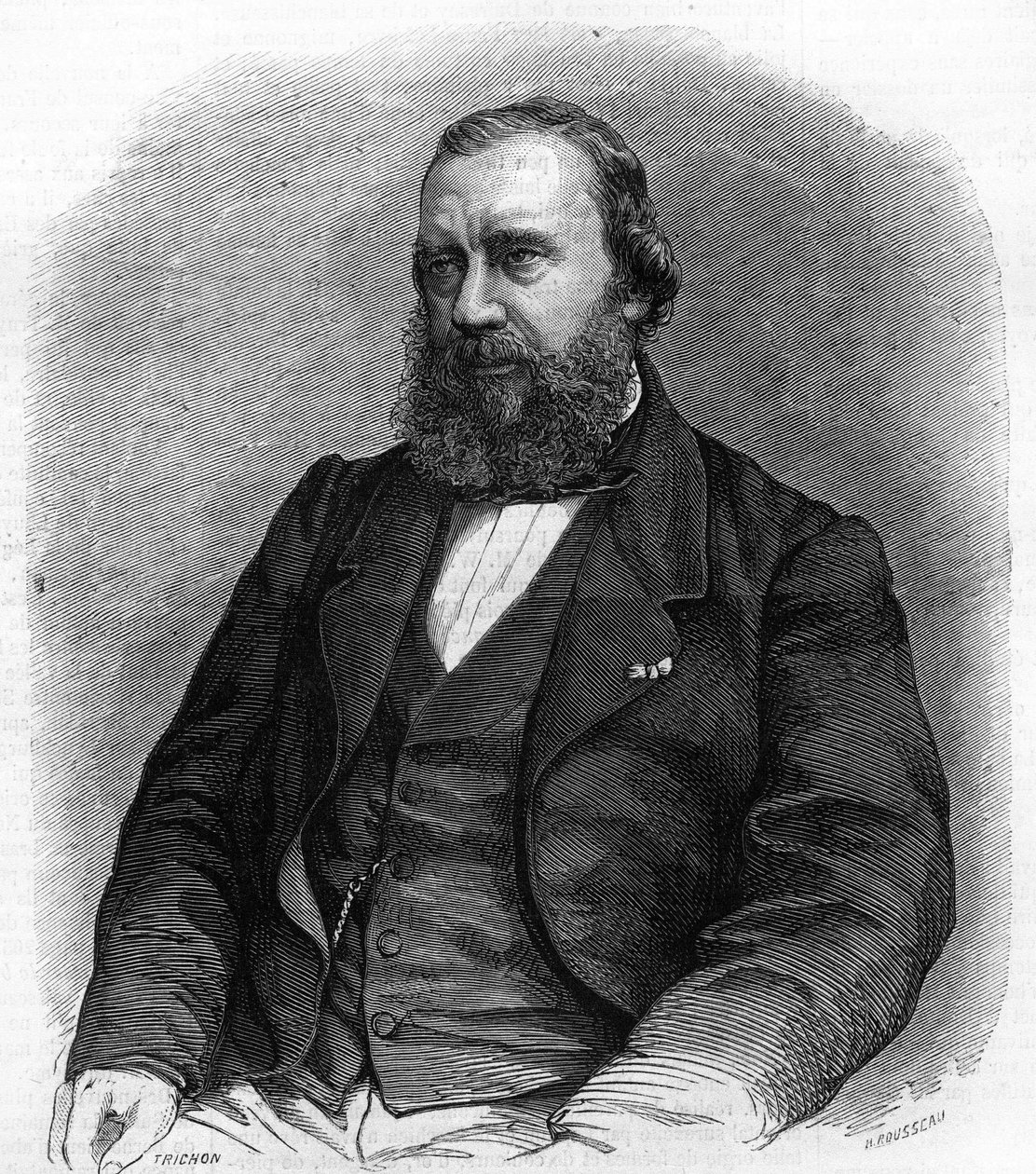 Constant Troyon (1810-1865), ranskalainen taidemaalari. tekijältä Unknown artist