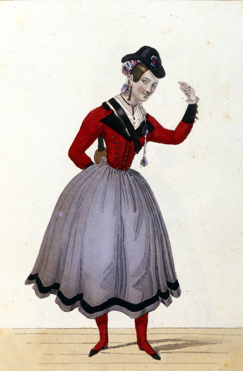 Puku Gaetano Donizettin sarjakuvaoopperaan "La fille du regiment". tekijältä Unknown artist