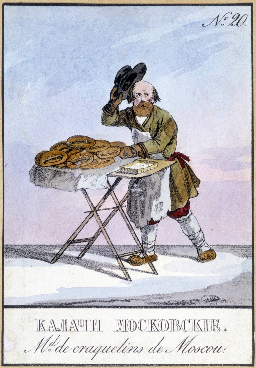 Moskovan keksejä 1800-luvulla. tekijältä Unknown artist