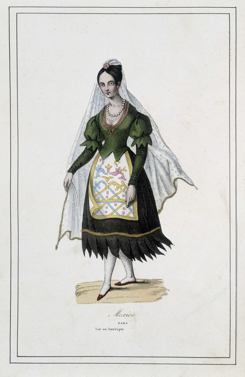Dame de Mexico - isä Paul Jonhanneaud, Librairie des Bons livres, "Maan eri kansat" tekijältä Unknown artist