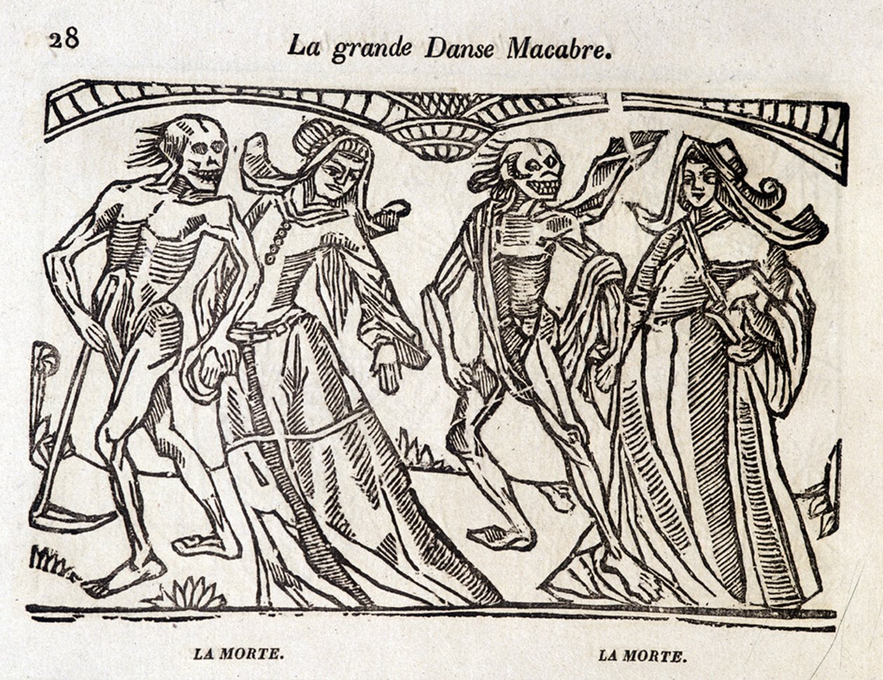 Dance macabre - kaiverrus tekijältä Unknown artist