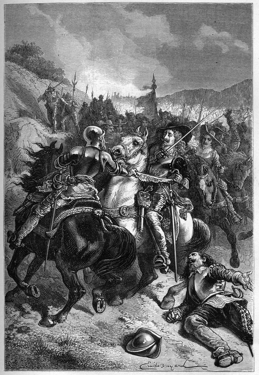 Charles I:n tappio Nasebyssä tekijältä Unknown artist