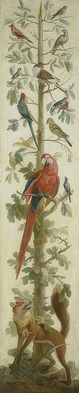 Koristeellinen kuvitus eläimillä. 1760-1800 tekijältä Unknown