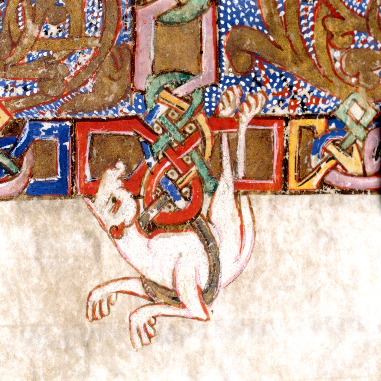 Valaistun ristin yksityiskohta: Breviary-Missalin f.108v tekijältä Unknown