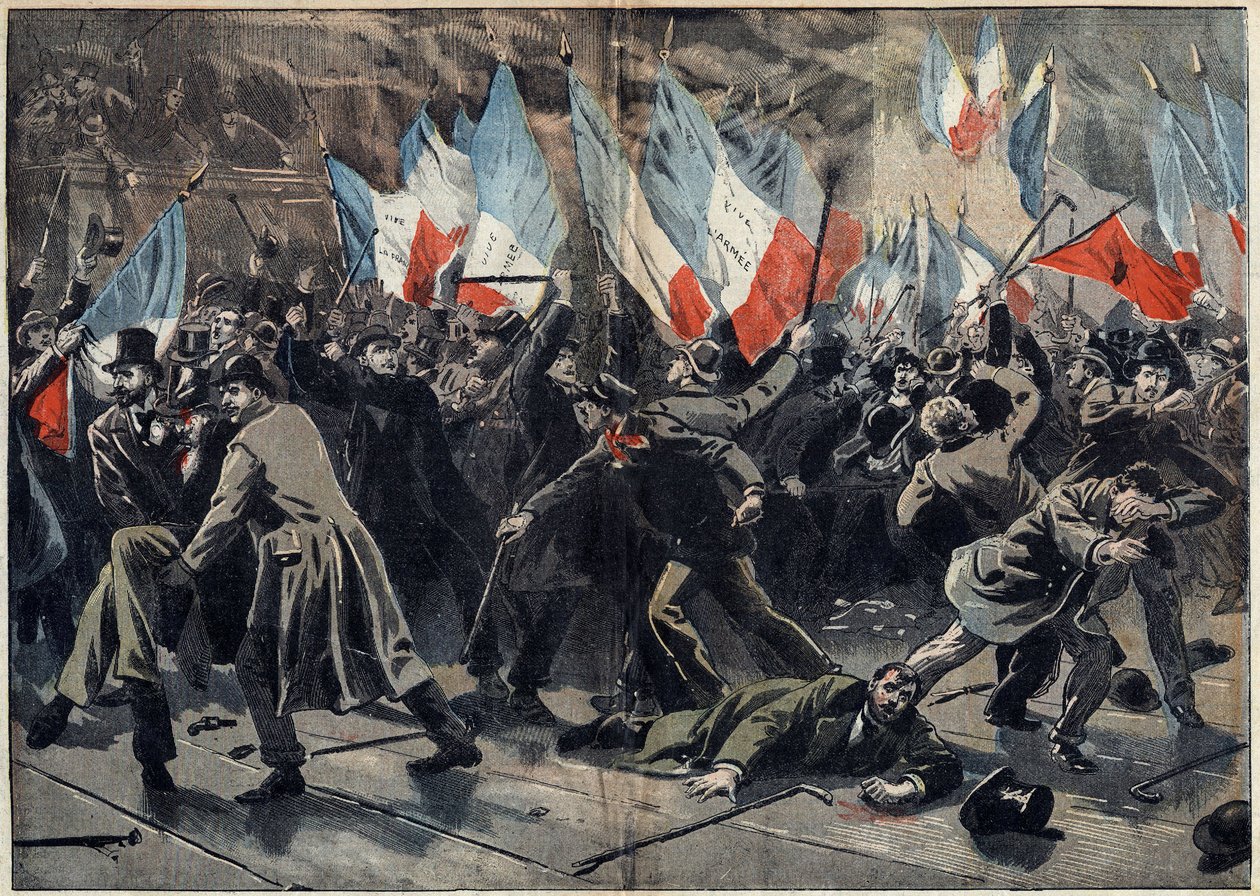 Dreyfusin tapaus - Pariisi - 17. tammikuuta tekijältä Unknown artist