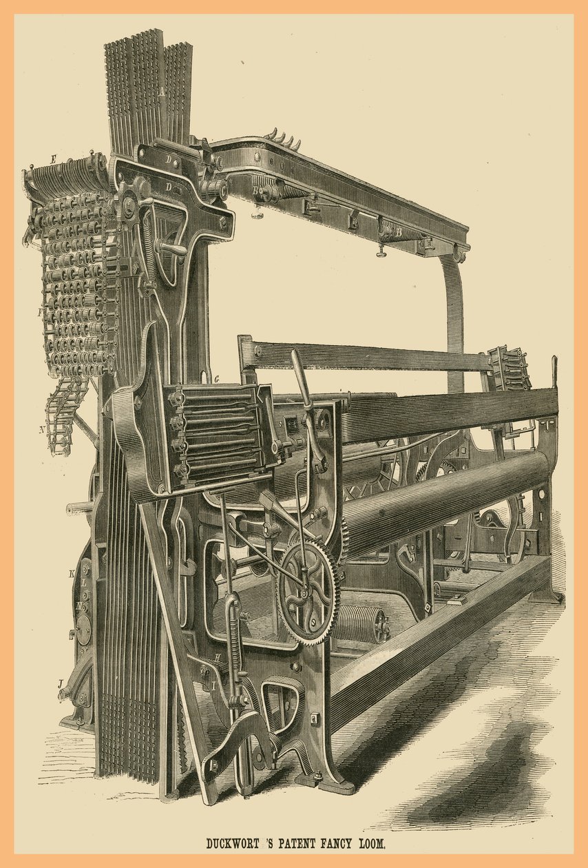 Duckworthin patentti Fancy Loom tekijältä Unknown Artist