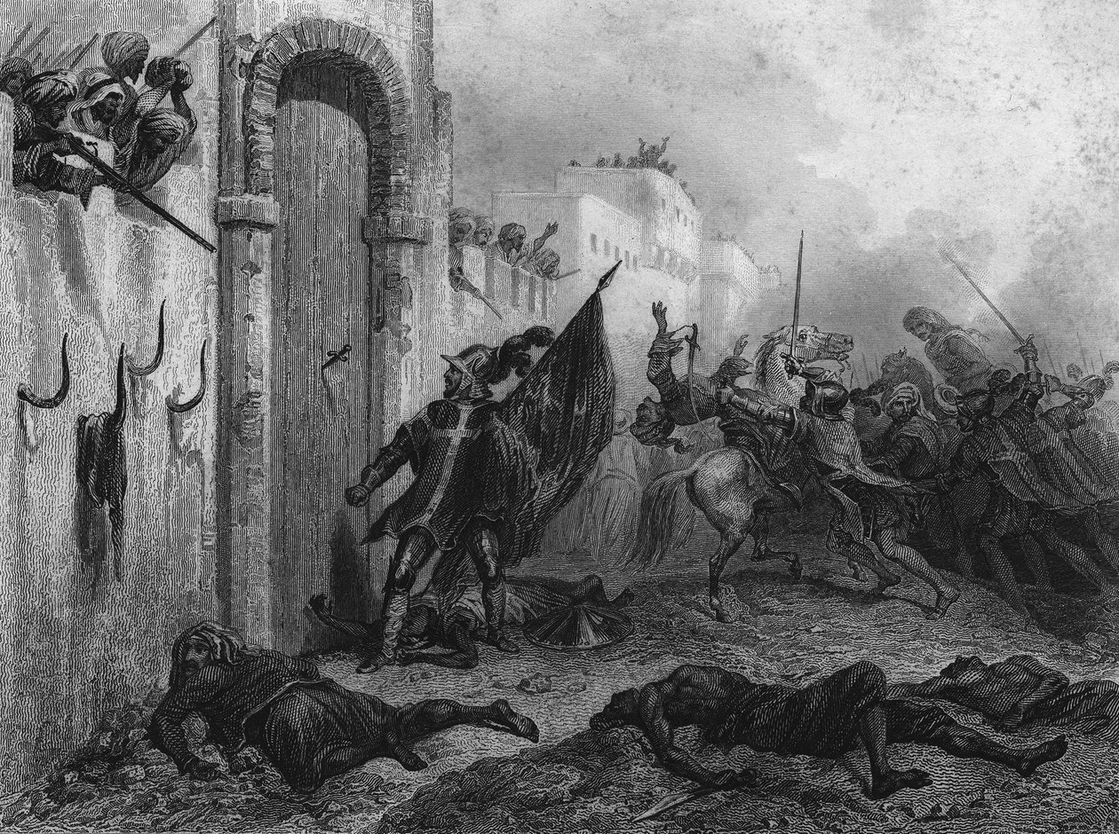 Kun Kaarle V piiritti Algerin lokakuussa 1541, ranskalainen Sir Pons de Balaguer, Maltan ritari, istutti tikarinsa Bab-Azounin porttiin sanoen: "Palaamme". Leon Galibertin teoksessa L
