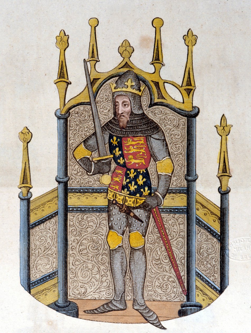 Edward III (1312-1377), Englannin kuningas Kaiverrus 1800-luvun alusta tekijältä Unknown artist