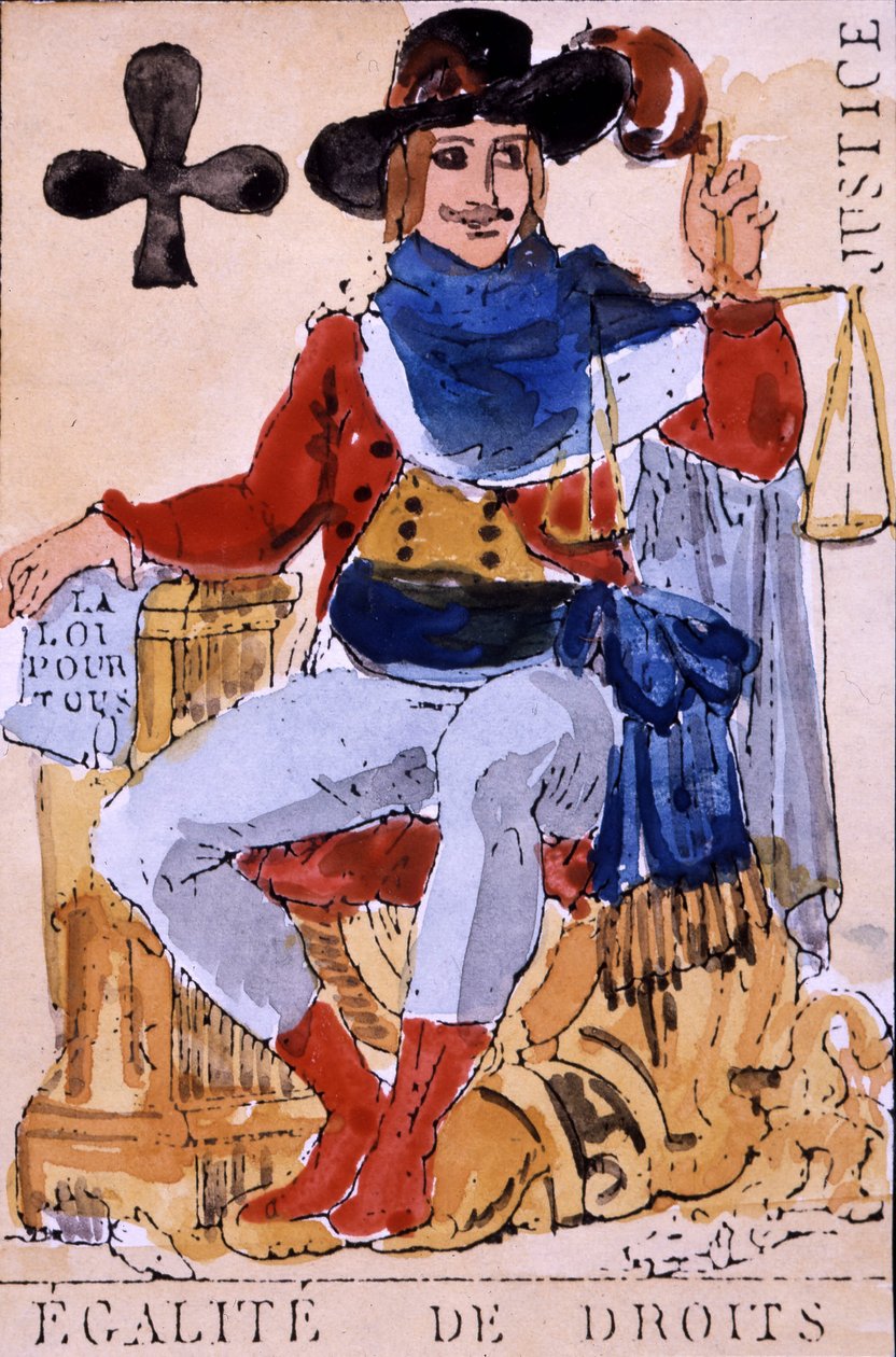 Yhtäläiset oikeudet - Vallankumouksellinen pelikortti tekijältä Unknown artist