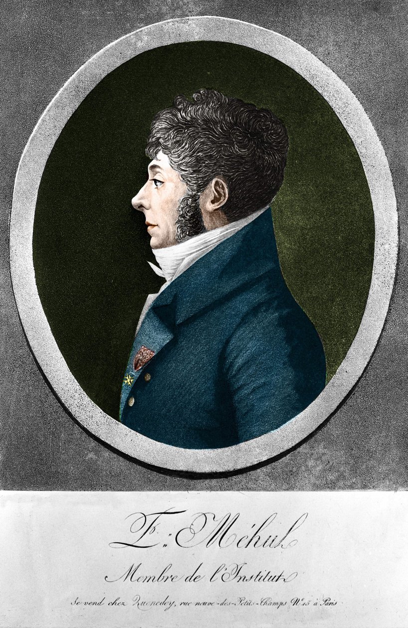 Etienne Mehul, ranskalainen säveltäjä ja urkuri (1763-1817). tekijältä Unknown artist