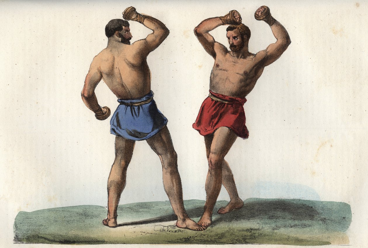Etruskien nyrkkeilijät - kaiverrus universumin kaikkien kansojen tavoista ja perinteistä. Eli kaikkien kansojen hallituksen, lakien, miliisin, uskonnon historia kaukaisimmista ajoista nykypäivään "1856 tekijältä Unknown artist