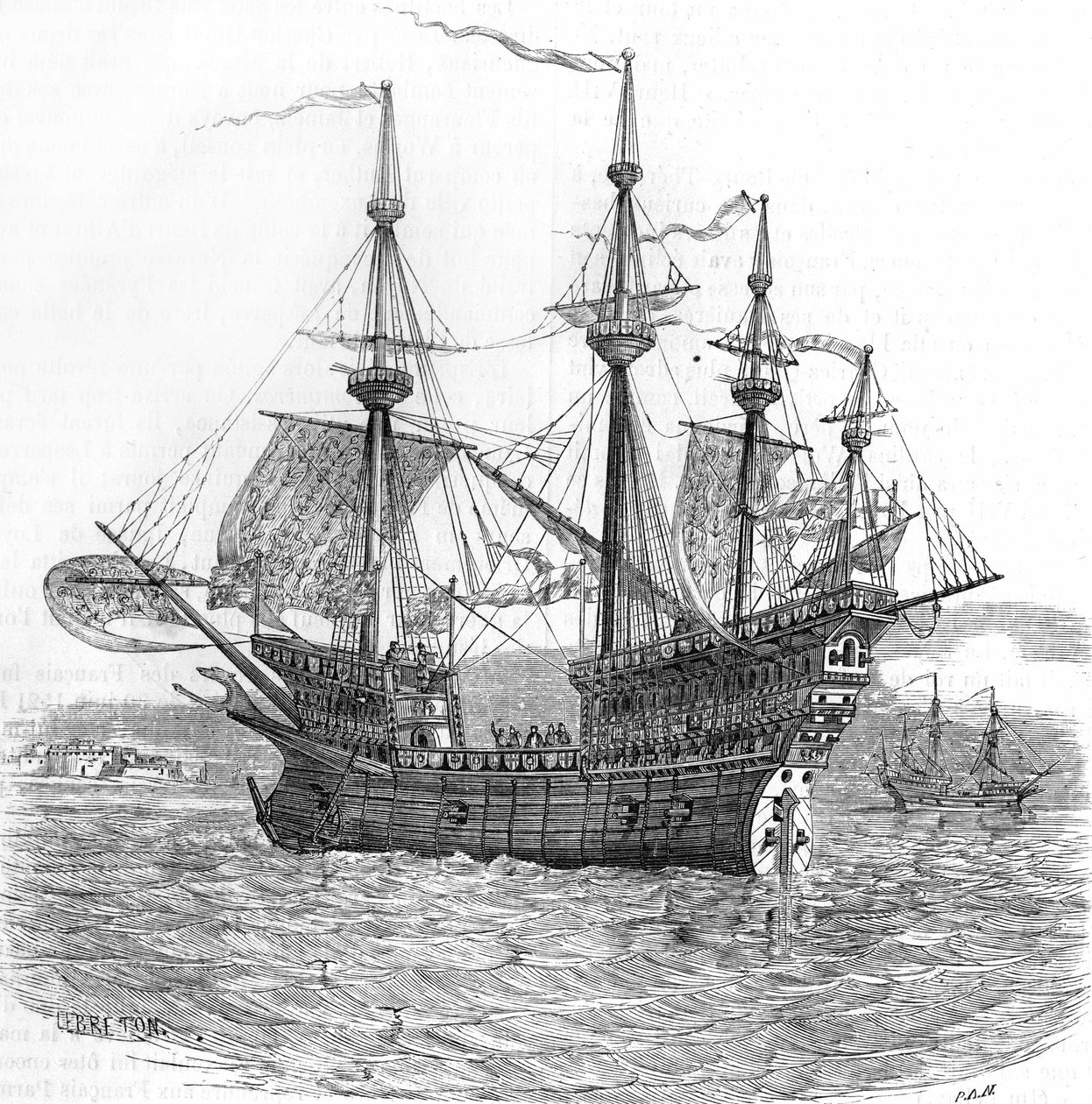 Henri VIII:n laivasto tekijältä Unknown artist