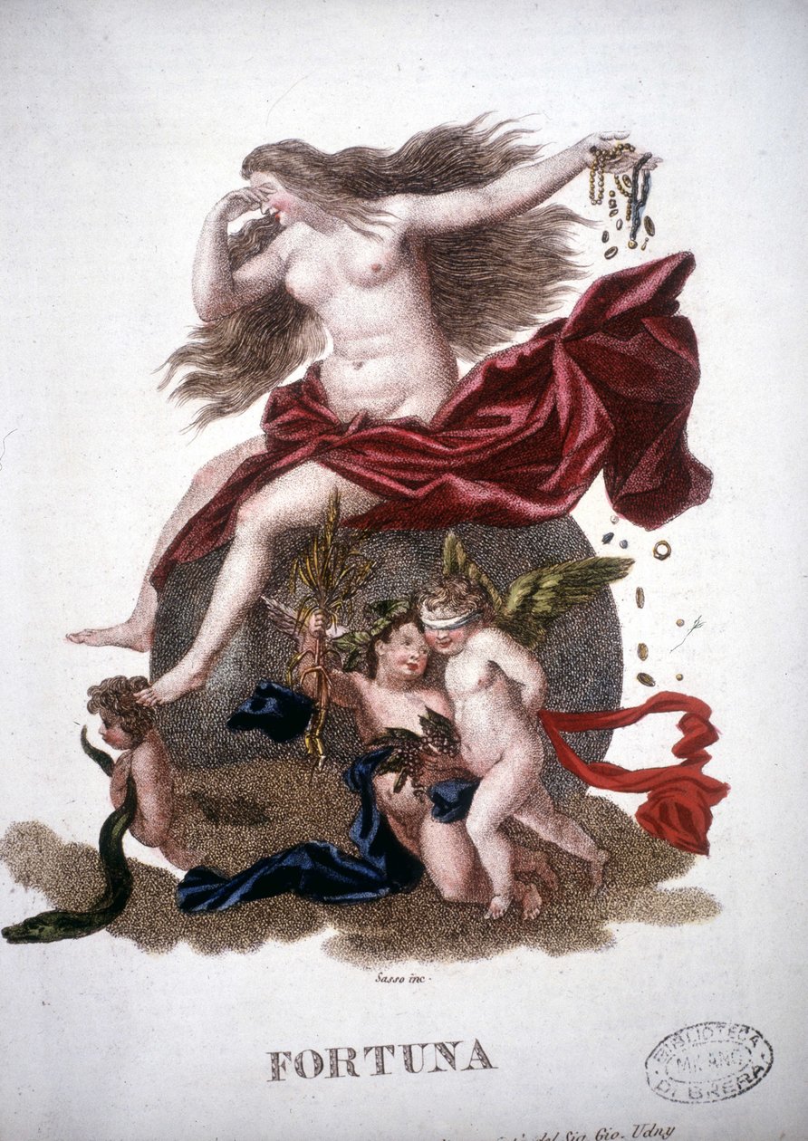 Fortuna (Fortune) - mytologisessa sanakirjassa tekijältä Unknown artist