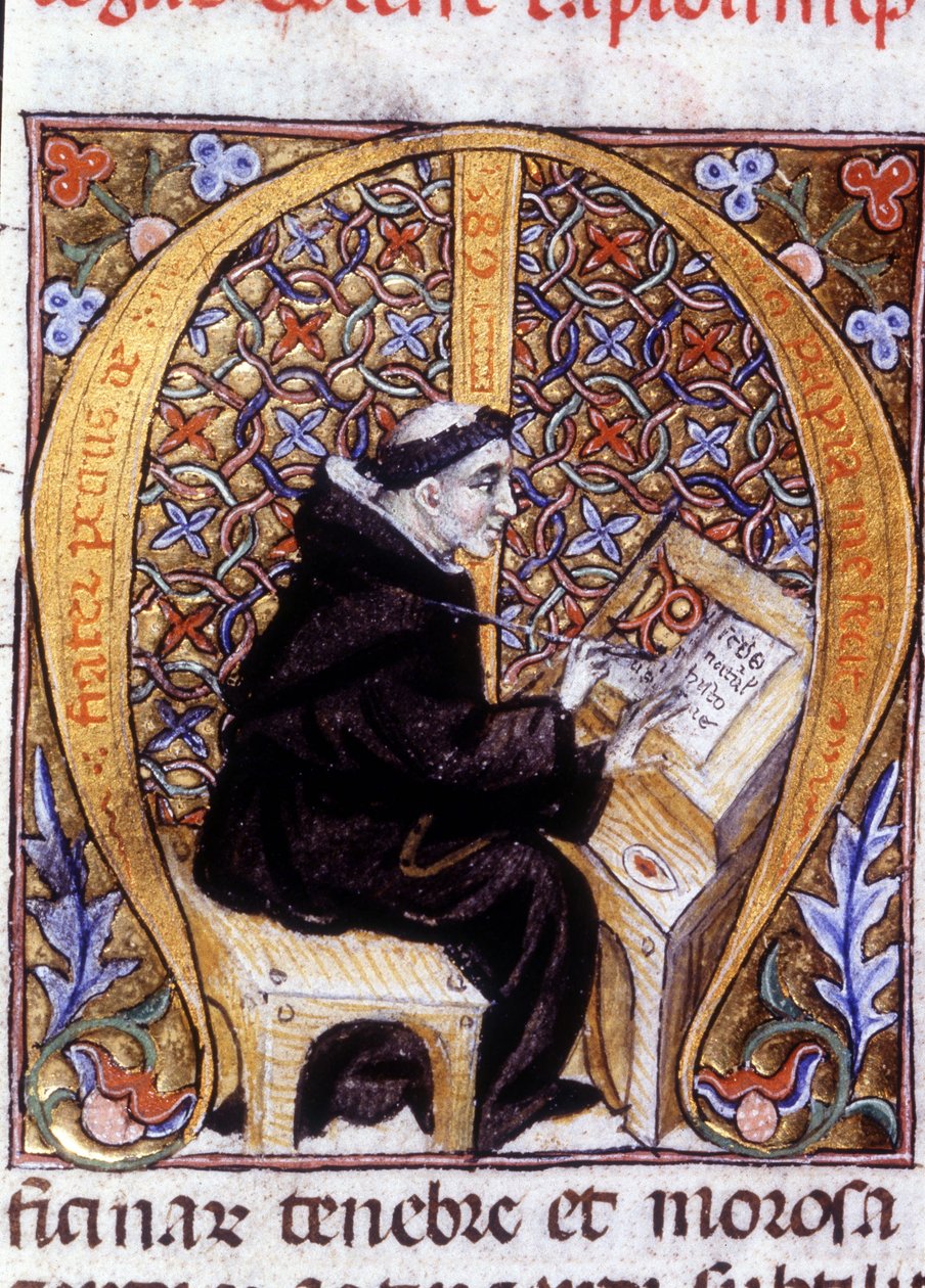 Fra Pietro di Pavia (Frere Pierre de Pavia), kopioija työssä ("M"). 1300-luvun käsikirjoitus. tekijältä Unknown artist