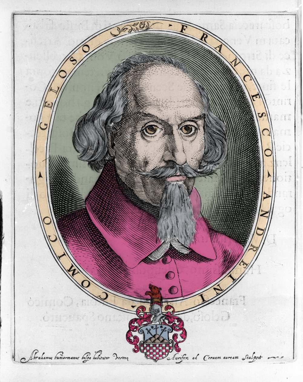 Francesco Andreini (noin 1548-1624) italialainen näyttelijä ja näytelmäkirjailija Commedia dell