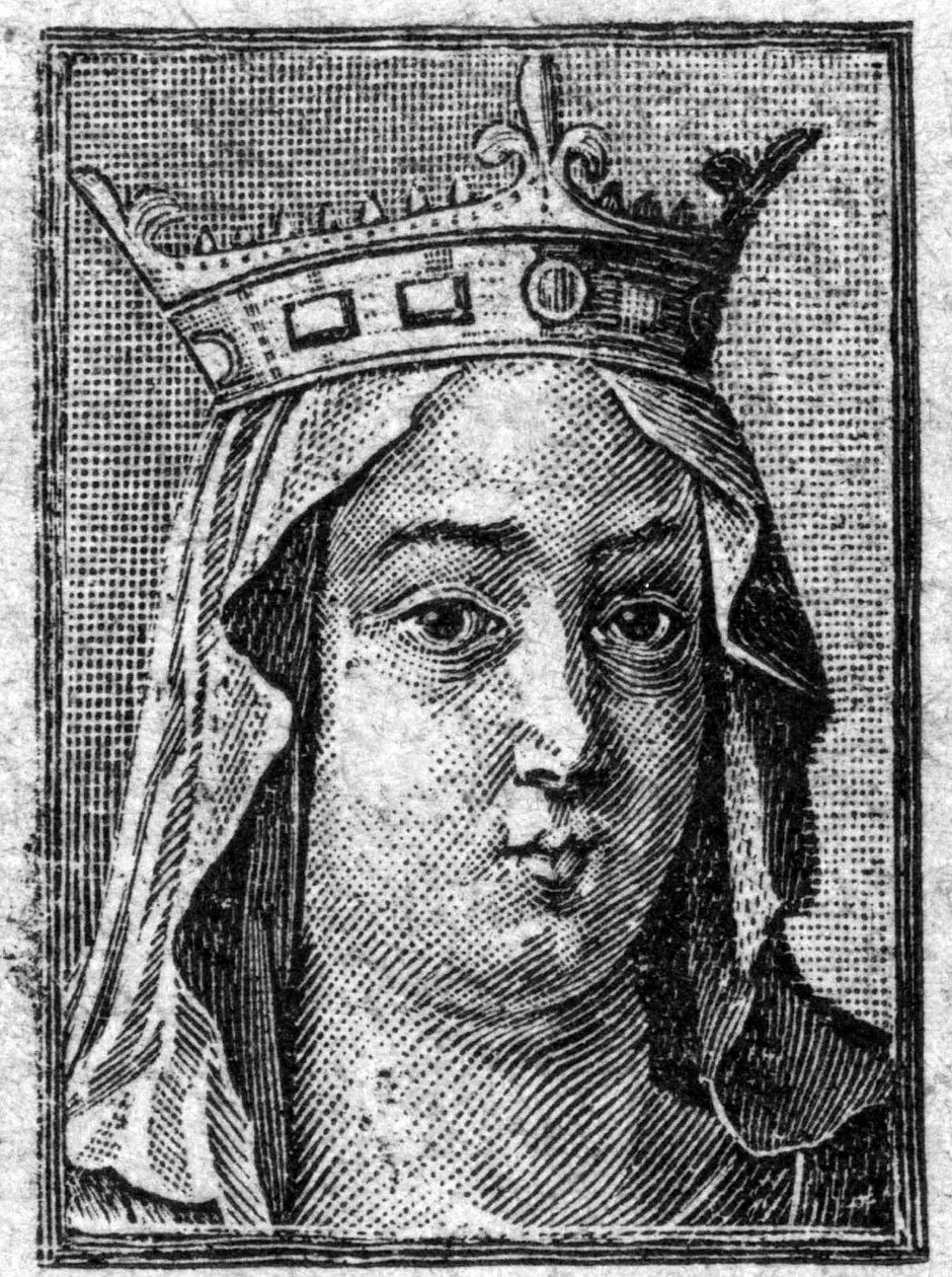 Fredegonde (545-597), Neutrian frankkien kuninkaan Chilperic I:n kolmas vaimo. tekijältä Unknown artist