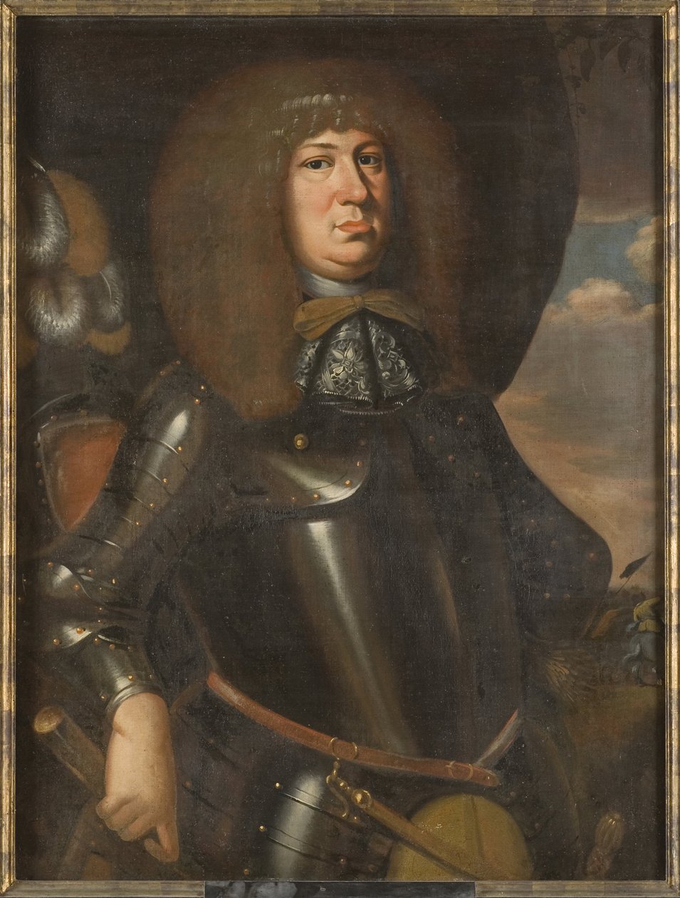 Frederic II de Hessen Hombourg - Hessen-Homburgin landgrave Frederick II:n (1633-1708) muotokuva, Nimetön. Öljy kankaalle, 17. vuosisadan toinen puolisko. Mitat : 107,5x83,5 cm. Tukholman kansallismuseo tekijältä Unknown artist