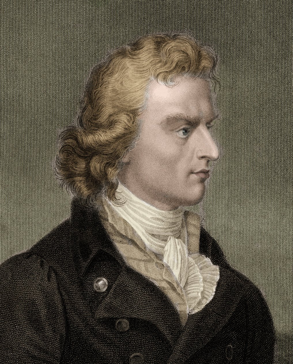 Friedrich Von Schiller 1759-1805 - kaiverrus - 1800-luku tekijältä Unknown artist