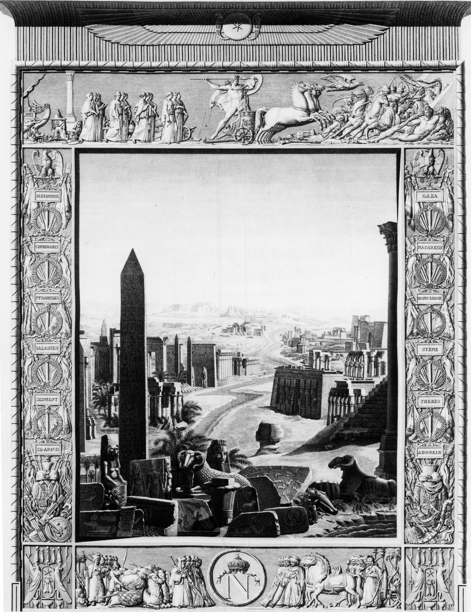 Frontispice of "" Kuvaus Egyptistä"" - 1800-luvun alku tekijältä Unknown artist
