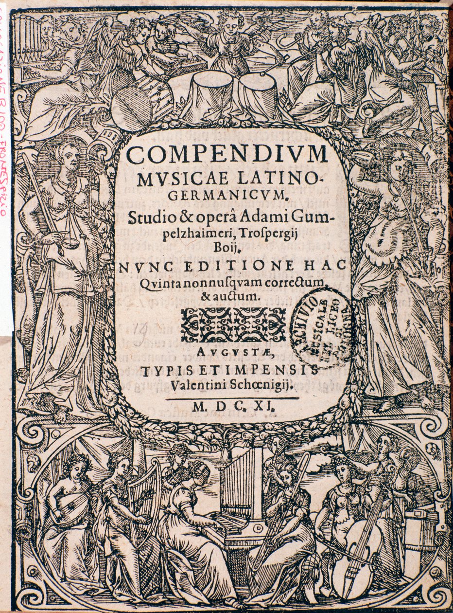 Adam Gumpelzhaimerin Compendium of Music -elokuva tekijältä Unknown artist