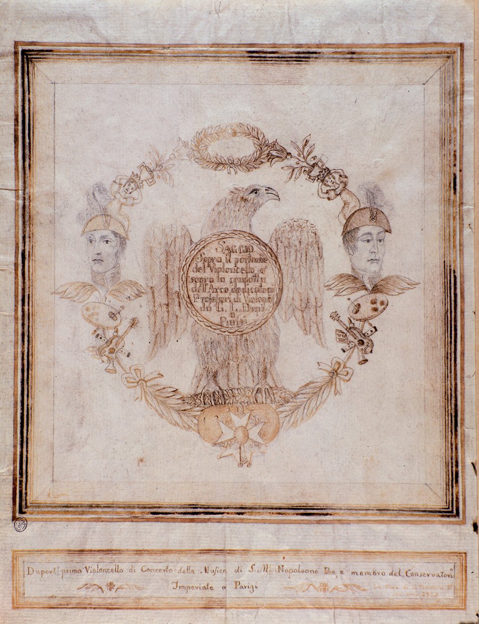 Jean Louis Duportin selloesseeen etukappale tekijältä Unknown artist